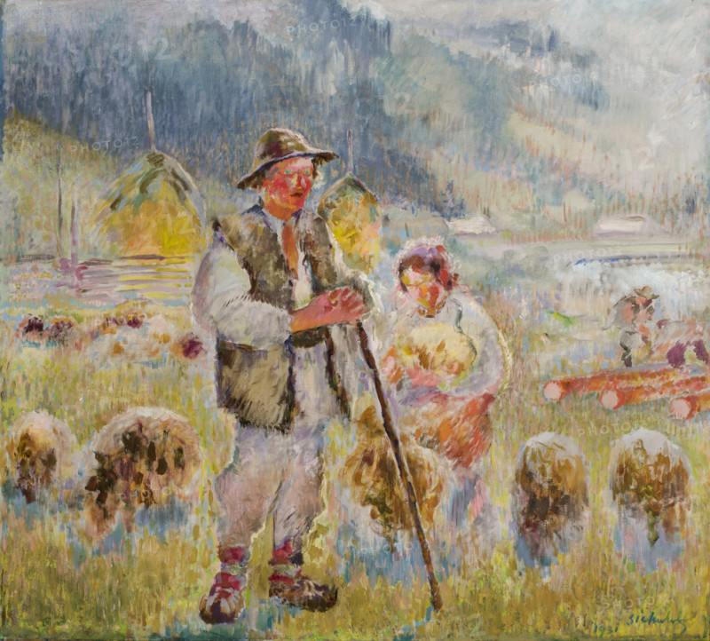 Young Shepherd, 1931. Creator: Kazimierz Sichulski.