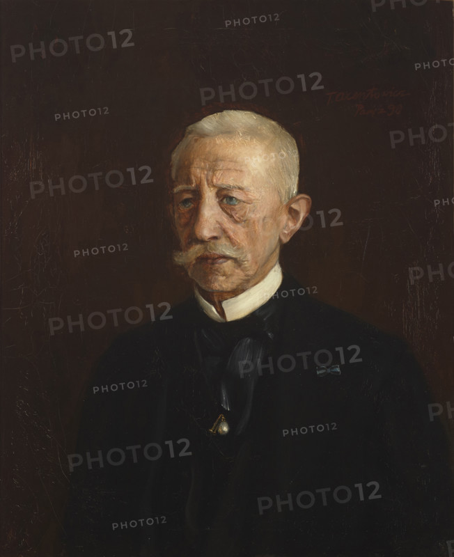 Portrait of Wiktor Oslawski, 1890. Creator: Teodor Axentowicz.