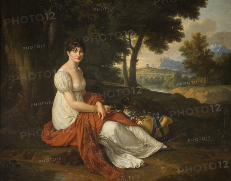 Portrait of Elzbieta Skotnicka née Laskiewicz (1781-1849), Wife of Michal Skotnicki, 1807. Creator: Francois-Xavier Fabre.