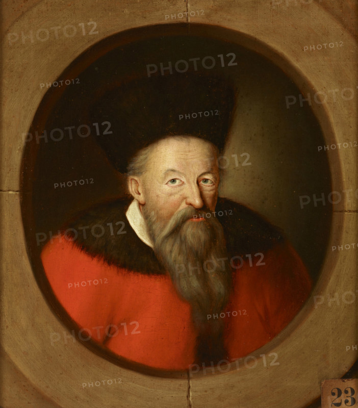 Portrait of Prince Konstanty Ostrogski (1460-1533), Castellan of Vilnius, Grand..., after 1785. Creator: Friedrich Kloss.