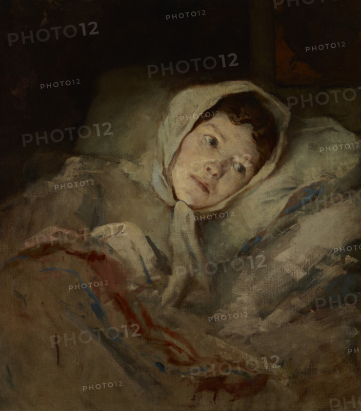 Portrait of Aniela Geppert, between 1865-1876, around 1869. Creator: Witold Pruszkowski.