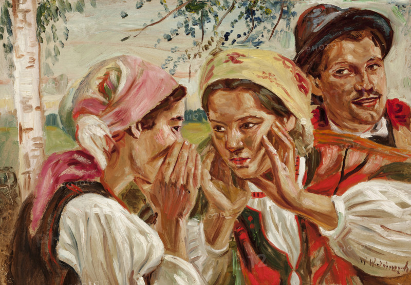 Secrets, between 1908-1912. Creator: Wincenty Wodzinowski.