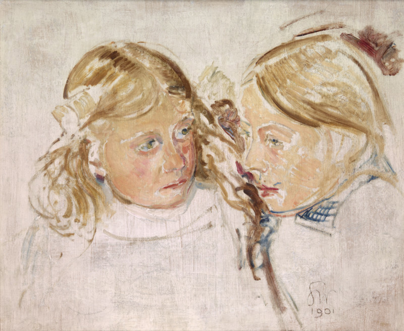 Double Portrait, 1901. Creator: Stanislaw Wyspianski.