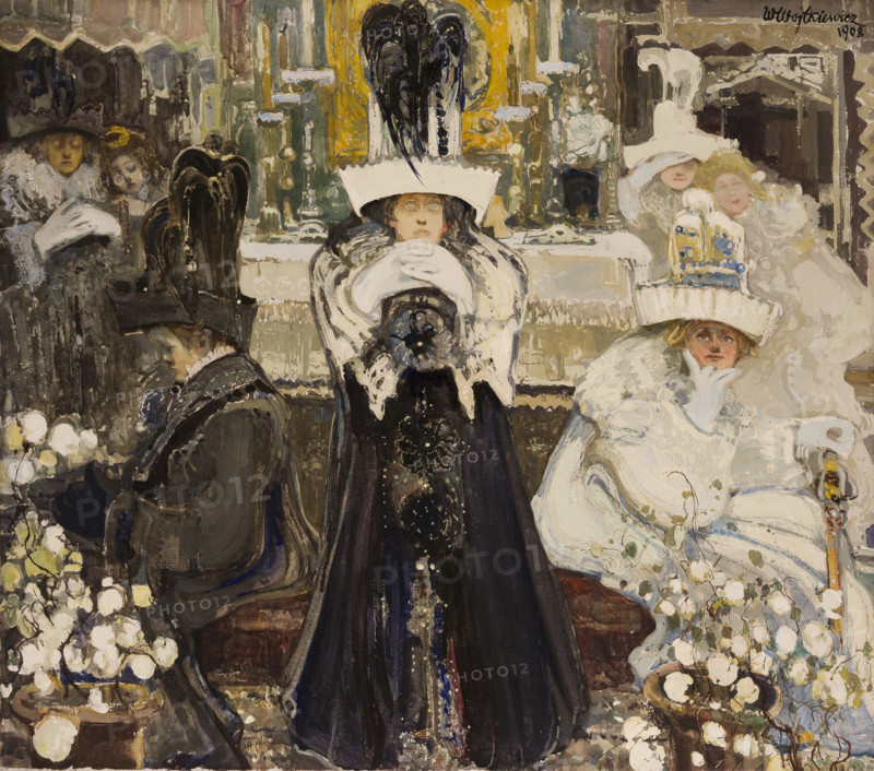 Meditations-The Cycle: Ceremonies VII, 1908-. Creator: Witold Wojtkiewicz.