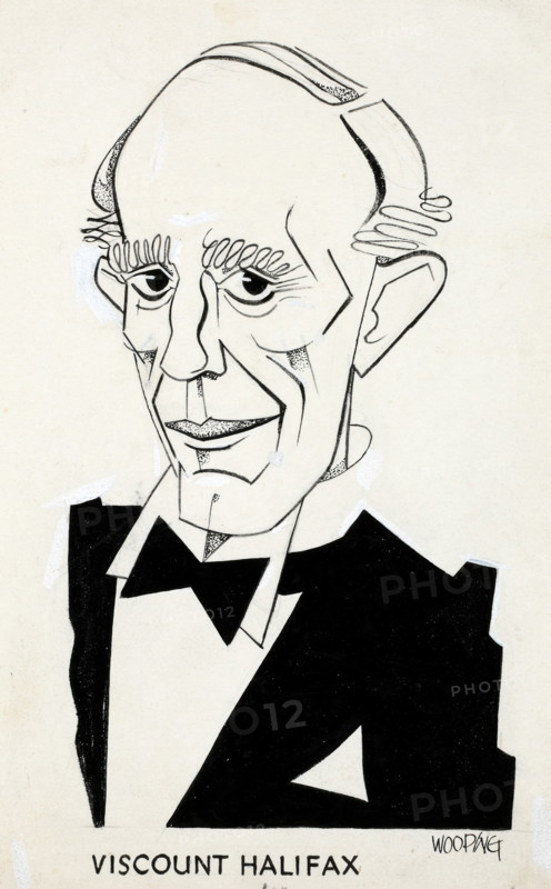 Viscount Halifax (1st Earl of Halifax), between 1939 and 1944. Creators: Central Office of Information, John Musgrave-Wood.
