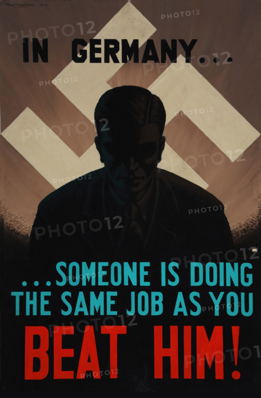 'Beat Him!', World War II poster, 1942.  Creator: Unknown.