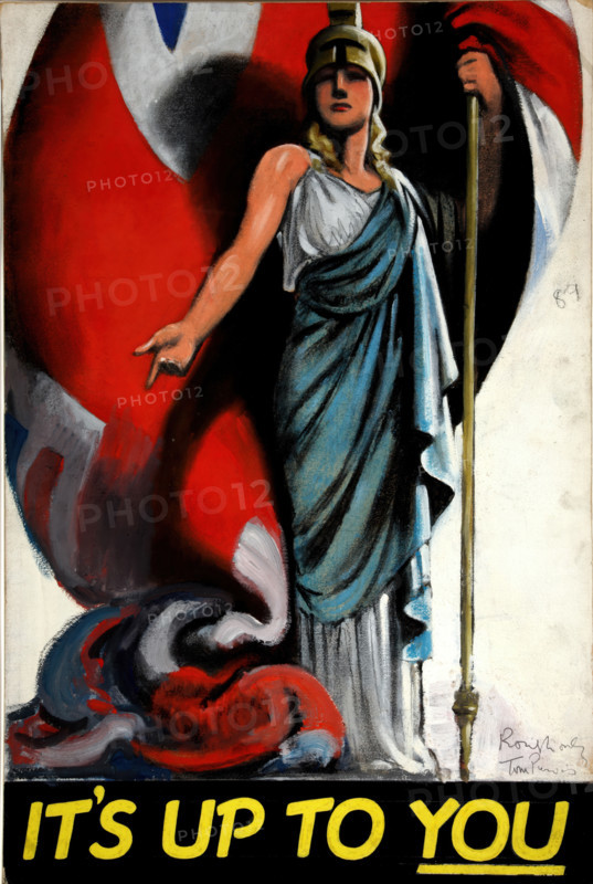 'It's Up To YOU', World War II poster, c1939-c1945. Creator: Tom Purvis.