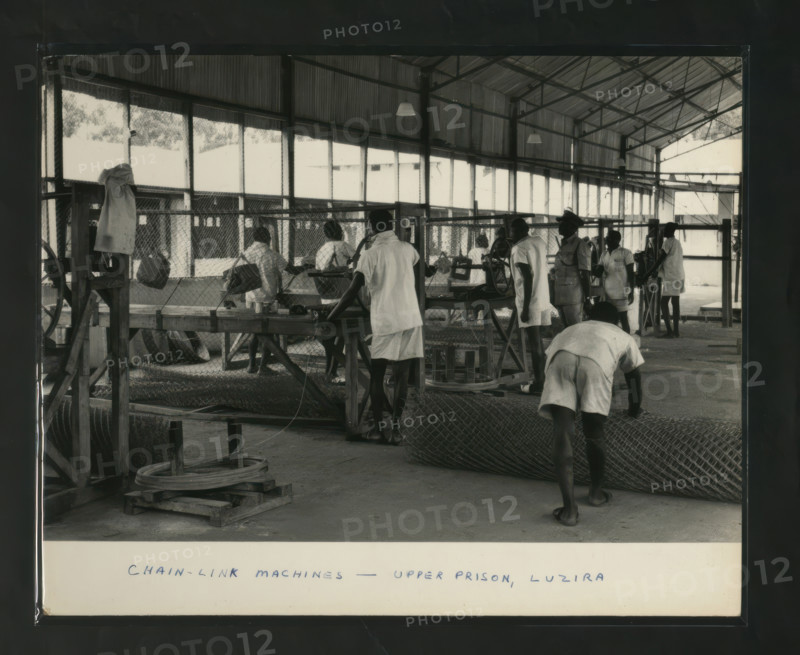 Chain-Link Machines - Upper Prison, Luzira, Kampala, Uganda, c1950s. Creator: Unknown.