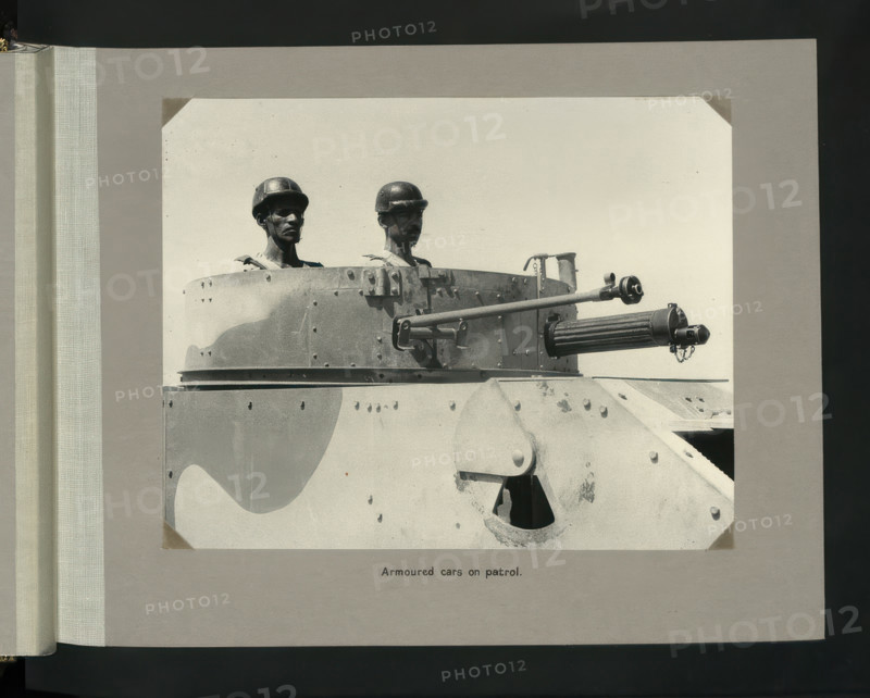 Armoured cars on patrol, 1964. Creator: Colonial Office.
