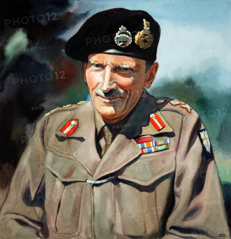 General Sir Bernard Montgomery, between 1939 and 1946. Creators: Central Office of Information, Unknown.