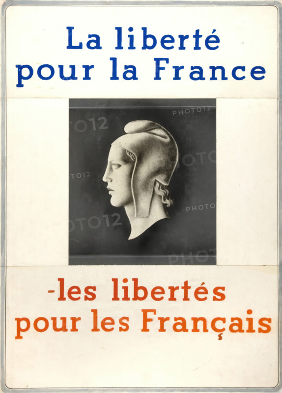 'Freedom for France - freedom for the French', World War II poster, 1940. Creator: Unknown.