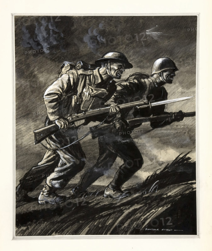 Unity of Strength - WWII poster, between 1939 and 1946. Creators: Rowland Hilder, Central Office of Information.