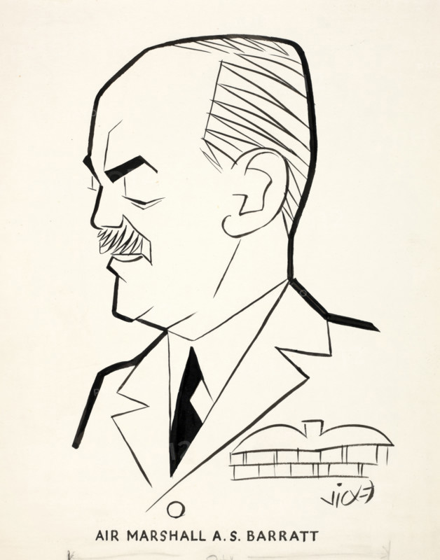 Air Marshall AS Barratt, between 1939 and 1946. Creators: Central Office of Information, Victor Weisz.