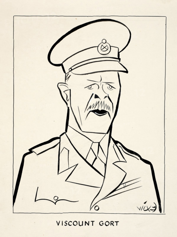 Field Marshal John Vereker, 6th Viscount Gort, between 1939 and 1946. Creators: Central Office of Information, Victor Weisz.