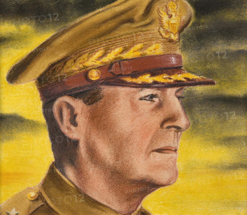 General MacArthur,  c1943. Creators: William Timym, Central Office of Information.