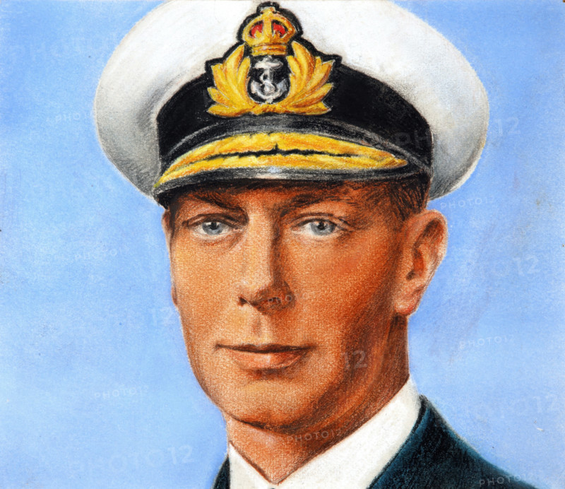 HM King George VI, c1944. Creators: William Timym, Central Office of Information.