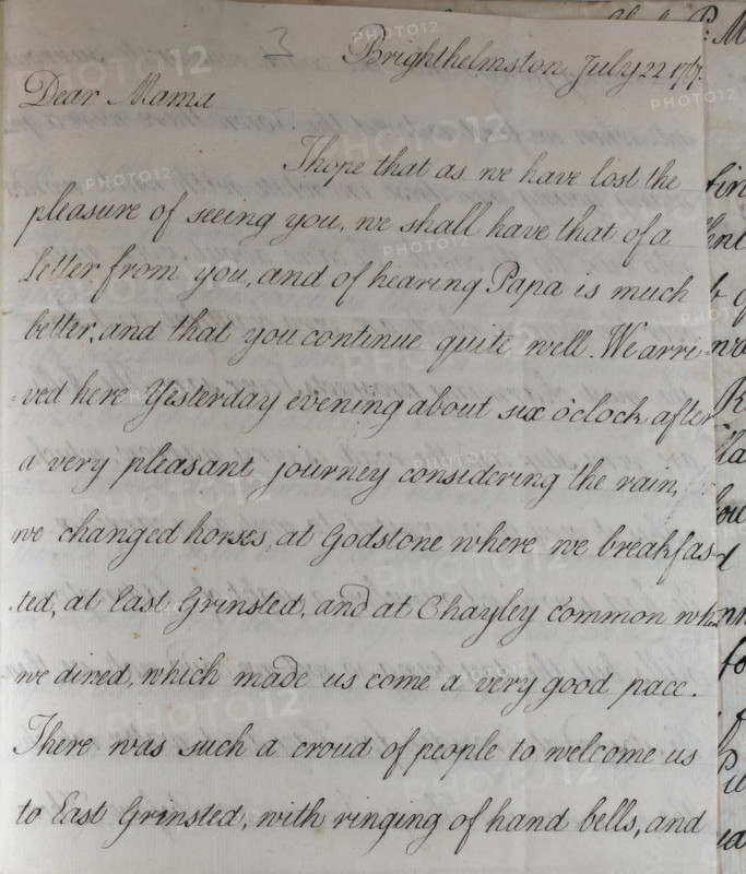 Letter from Hester Pitt, between 1766 and 1770. Creator: Hester Stanhope.