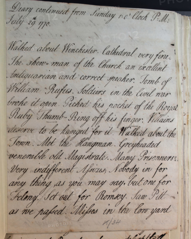 Letter from Hester Pitt, 1770. Creator: Hester Stanhope.