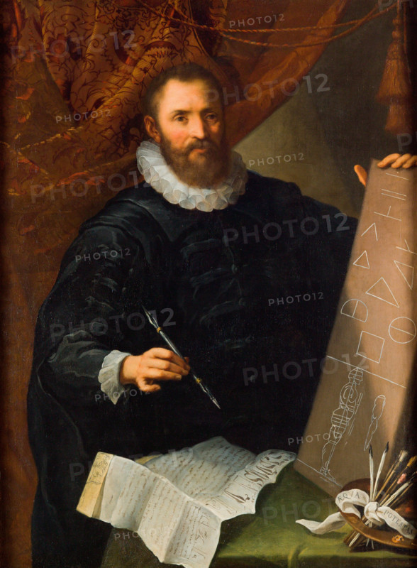 Portrait of Girolamo Muziano , 1695. Creator: Ghezzi, Giuseppe (1634-1721).