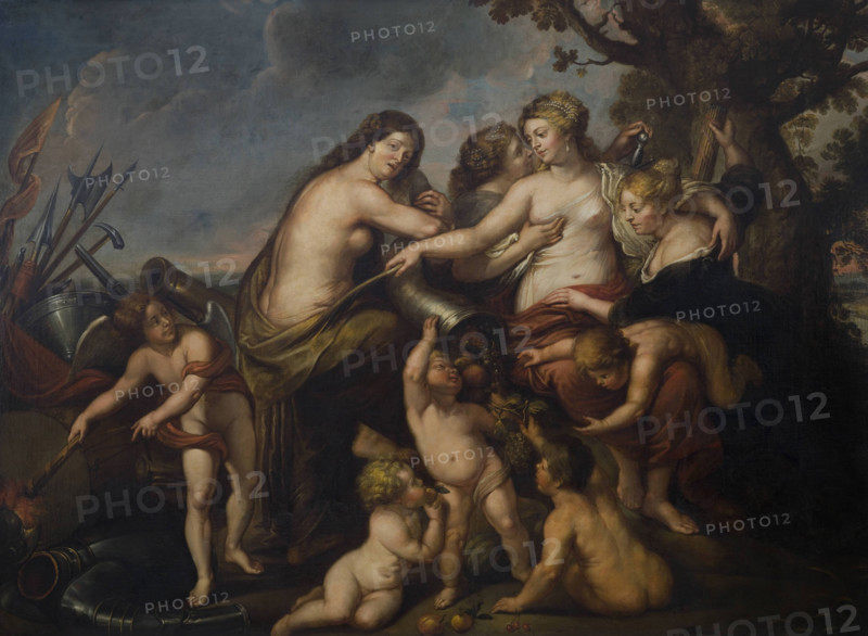 Allegory of the Peace and Happiness of the State, Second Half of the 17th cen.. Creator: Jordaens, Jacob (1593-1678).
