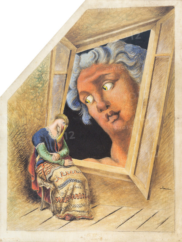The Annunciation, 1932. Creator: Savinio, Alberto (1891-1952).