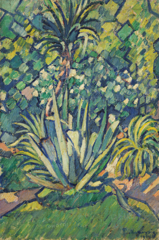 The Garden, 1914. Creator: Marussig, Pietro (1879-1937).