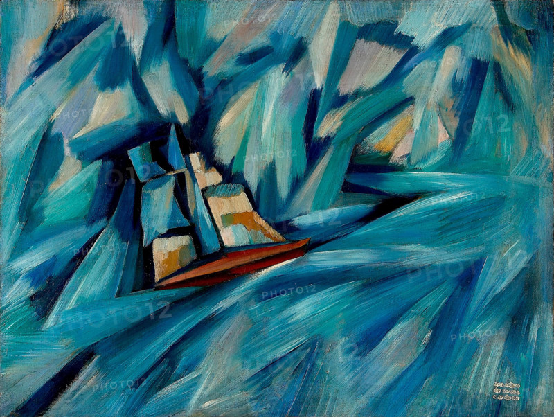 The sloop, c1915. Creator: Souza-Cardoso, Amadeo de (1887-1918).