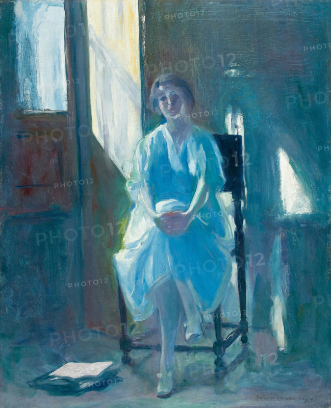 Blue Symphony (Sinfonia azul), 1920. Creator: Carneiro, António (1872-1930).