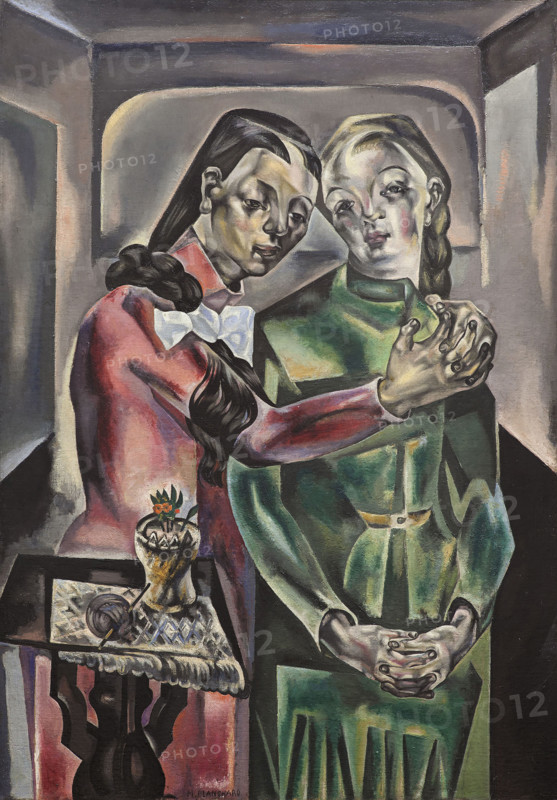 The Two Sisters (Les deux soeurs), 1921. Creator: Blanchard, María (1881-1932).