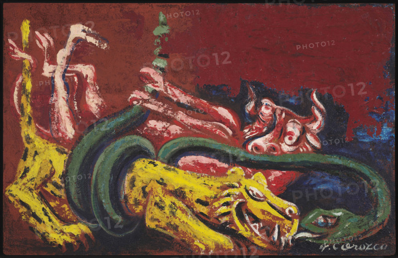 Allegory of Mexico, c1948. Creator: Orozco, José Clemente (1883-1949).