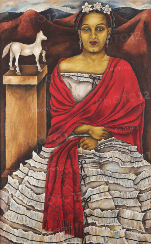 Self-portrait, 1940. Creator: Izquierdo, María (1902-1955).