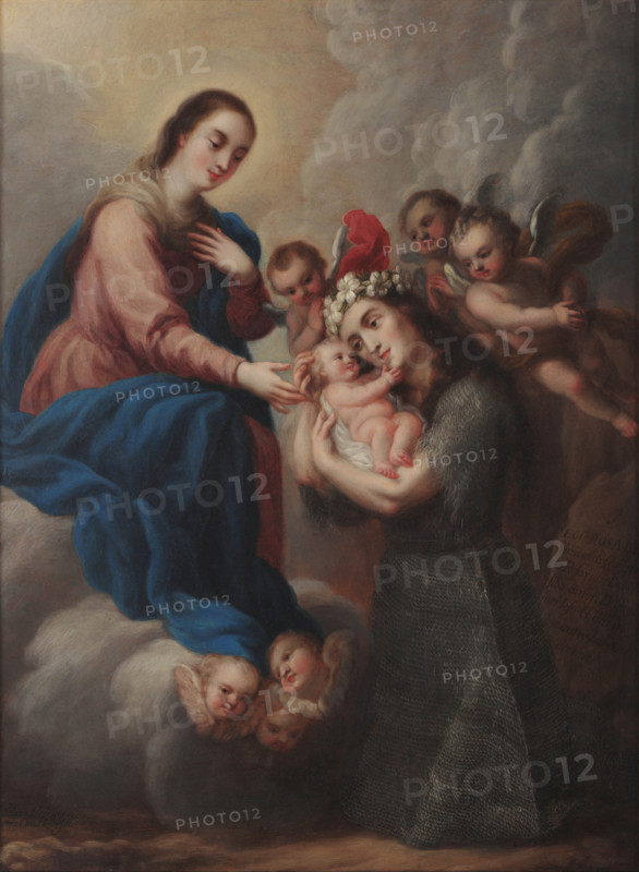 Santa Rosalía, c1730. Creator: Rodríguez Juárez, Nicolás (1666-1734).