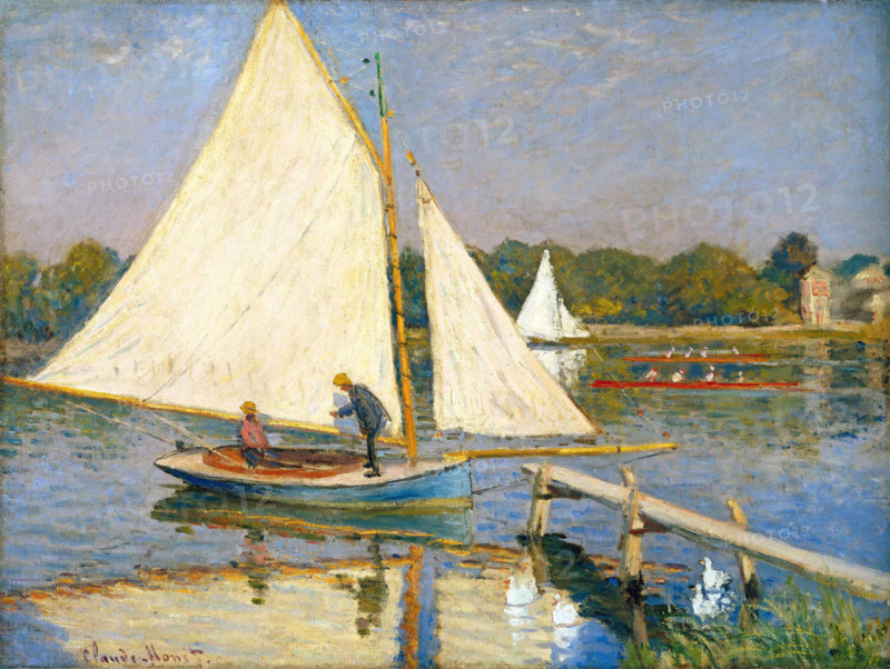 Canotiers à Argenteuil, 1874. Creator: Monet, Claude (1840-1926).
