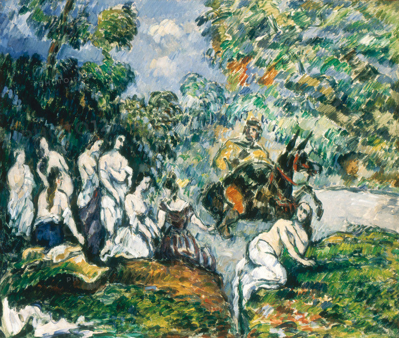 Scène légendaire. (Sancho dans l'eau), c1878. Creator: Cézanne, Paul (1839-1906).