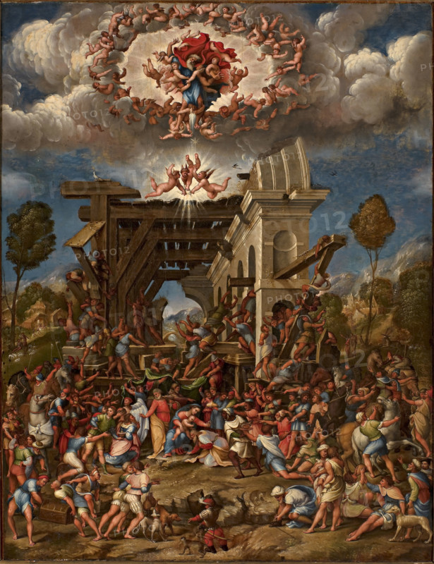 The Adoration of the Magi, c1525. Creator: Marchesi (da Cotignola), Girolamo (1480-1550).