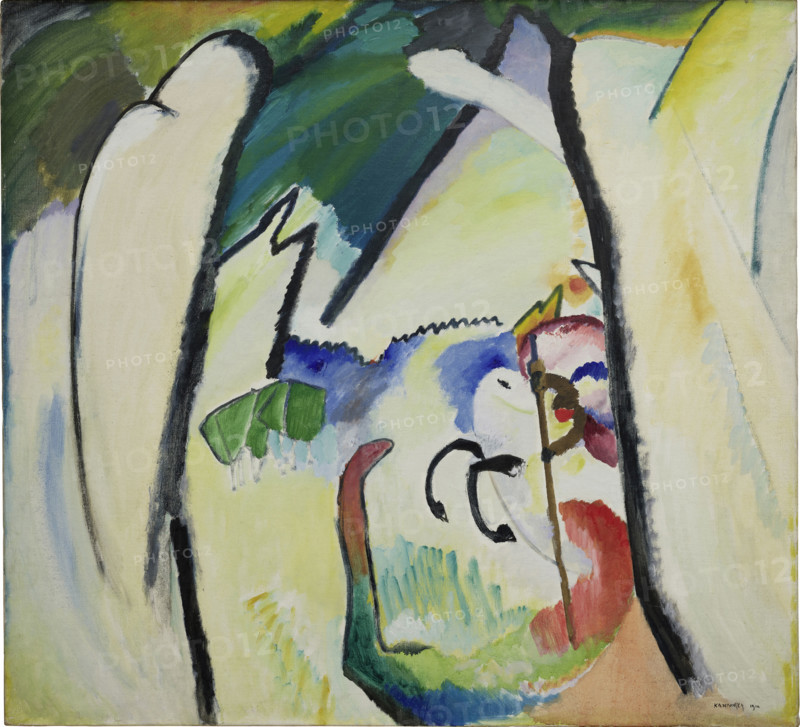 Saint George, 1910. Creator: Kandinsky, Wassily Vasilyevich (1866-1944).