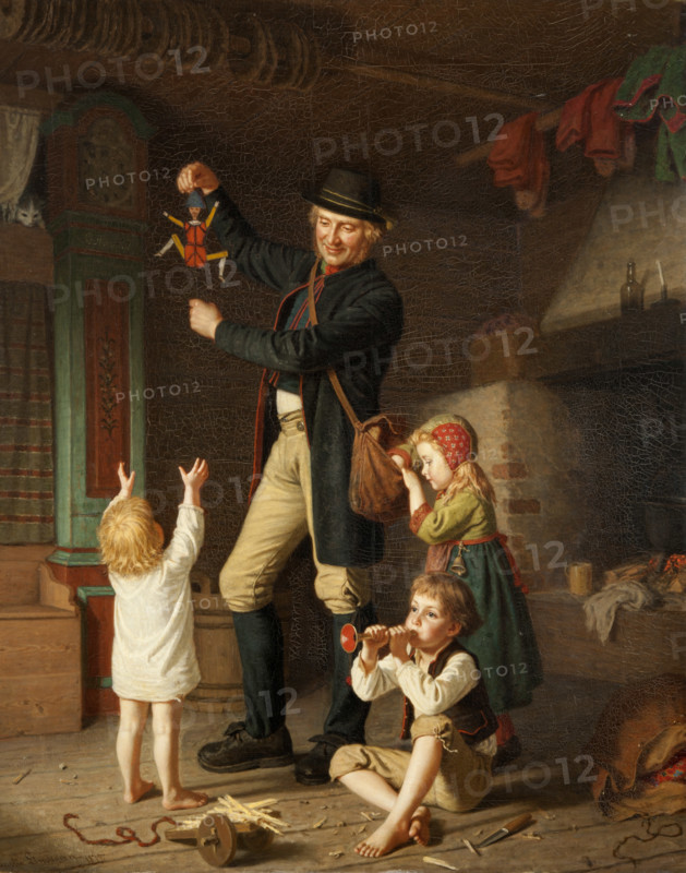 Jumping jack, 1879. Creator: Lindegren, Amalia (1814-1891).