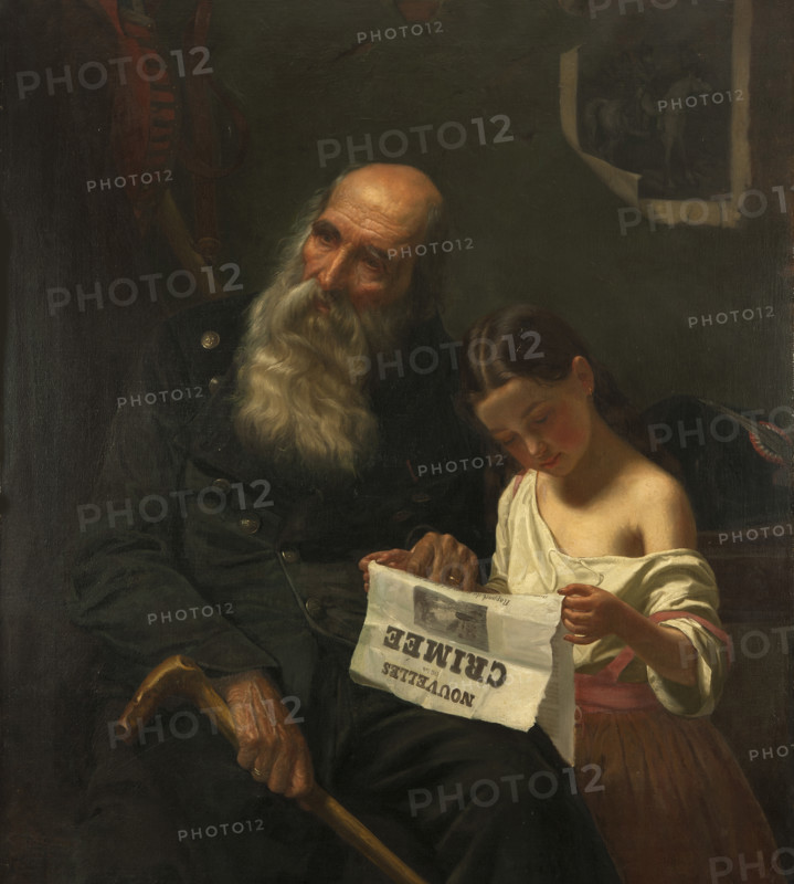 News from the Crimean War, 1855. Creator: Saloman, Geskel (1821-1902).