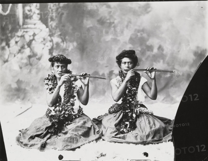 The Hawaiian Ukeke Players, Last quarter of 19th cen.. Creator: Anonymous.