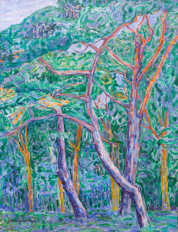 Pinewood, 1908. Creator: Heemskerck, Jacoba van (1876-1923).