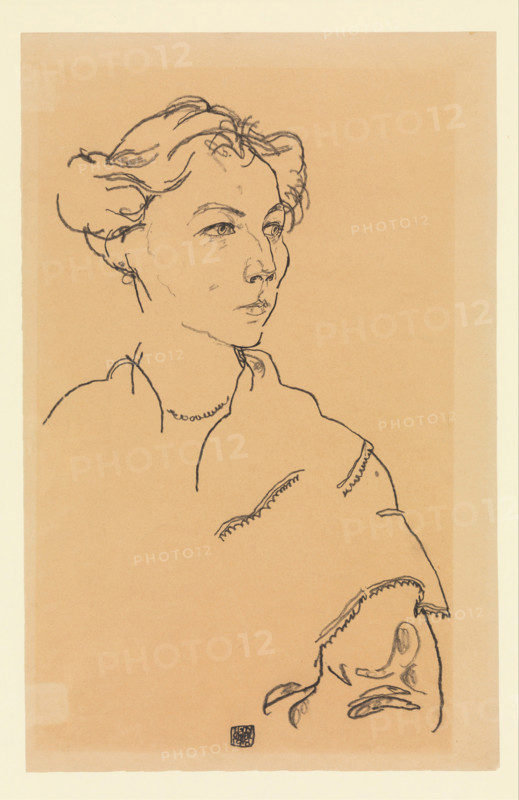Lilly Steiner, 1918. Creator: Schiele, Egon (1890-1918).