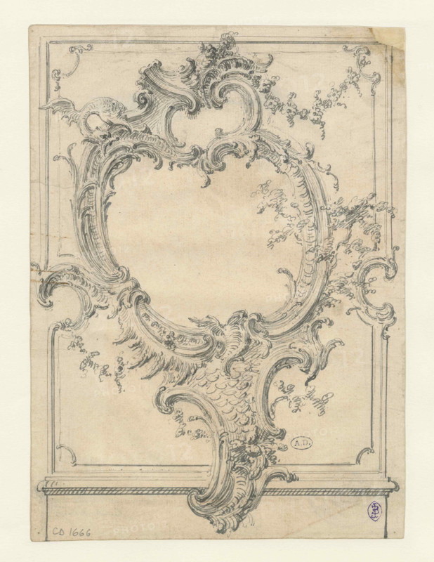 Decoration Design, c1735. Creator: Pineau, Nicolas (1684-1754).