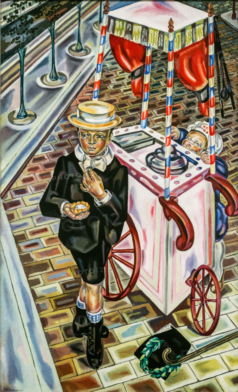 The Boy with Ice Cream, 1925. Creator: Blanchard, María (1881-1932).