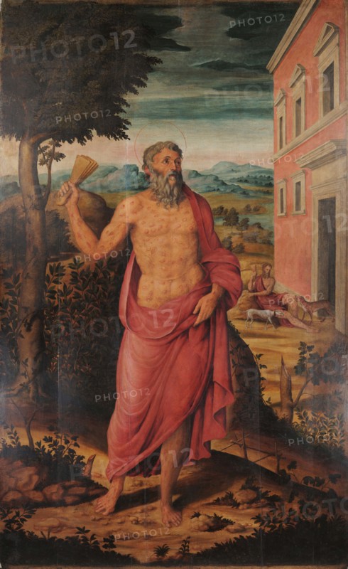Saint Lazarus, 1569-1570. Creator: Roselli, Niccolò (active 1556-1580).