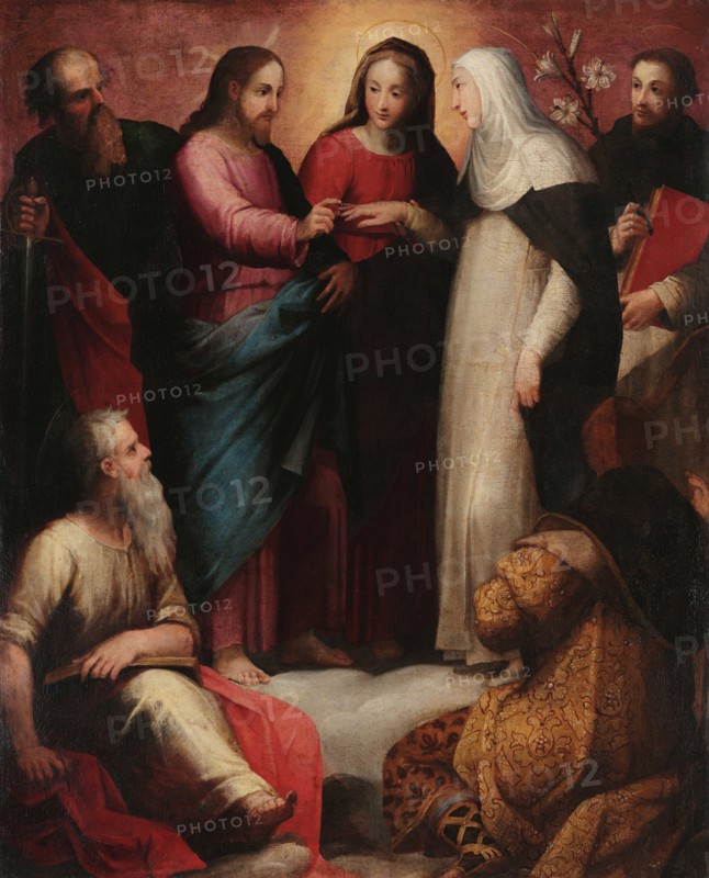 The Mystical Marriage of Saint Catherine, c1595. Creator: Balducci, Giovanni (1560-1631).