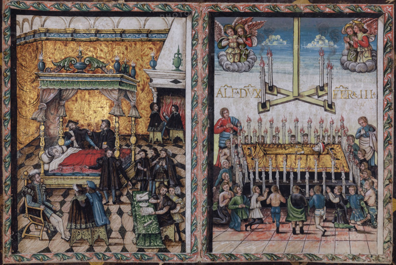 Cover of The Testament of Alfonso d'Este, third Duke of Ferrara, 1534. Creator: Anonymous.