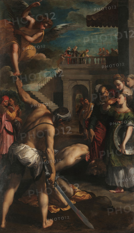 The Beheading of Saint John the Baptist, 1603-1604. Creator: Scarsellino (Scarsella), Ippolito (1551-1620).