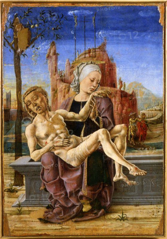 Pietà, c1460. Creator: Tura, Cosimo (before 1431-1495).