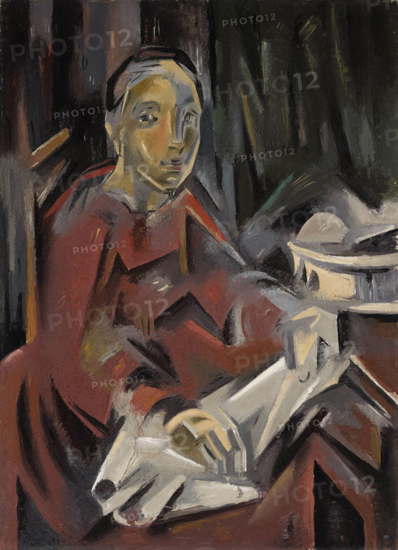 Femme assise (Seated Woman), c1928. Creator: Blanchard, María (1881-1932).