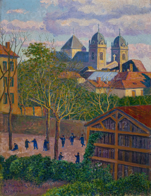 Colegio de Dax, 1909. Creator: Regoyos y Valdés, Darío de (1857-1913).